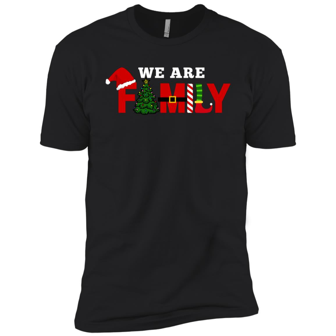 We Are Family Matching Christmas T-Shirts - Infant to Adult Sizes Available