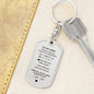 To My Man Keychain