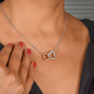 Mother & Daughter Linking Hearts Necklace
