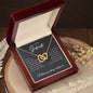 To My Soulmate | Interlocking Hearts necklace