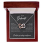 To My Soulmate | Interlocking Hearts necklace