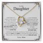 To My Daughter | Forever Love Necklace