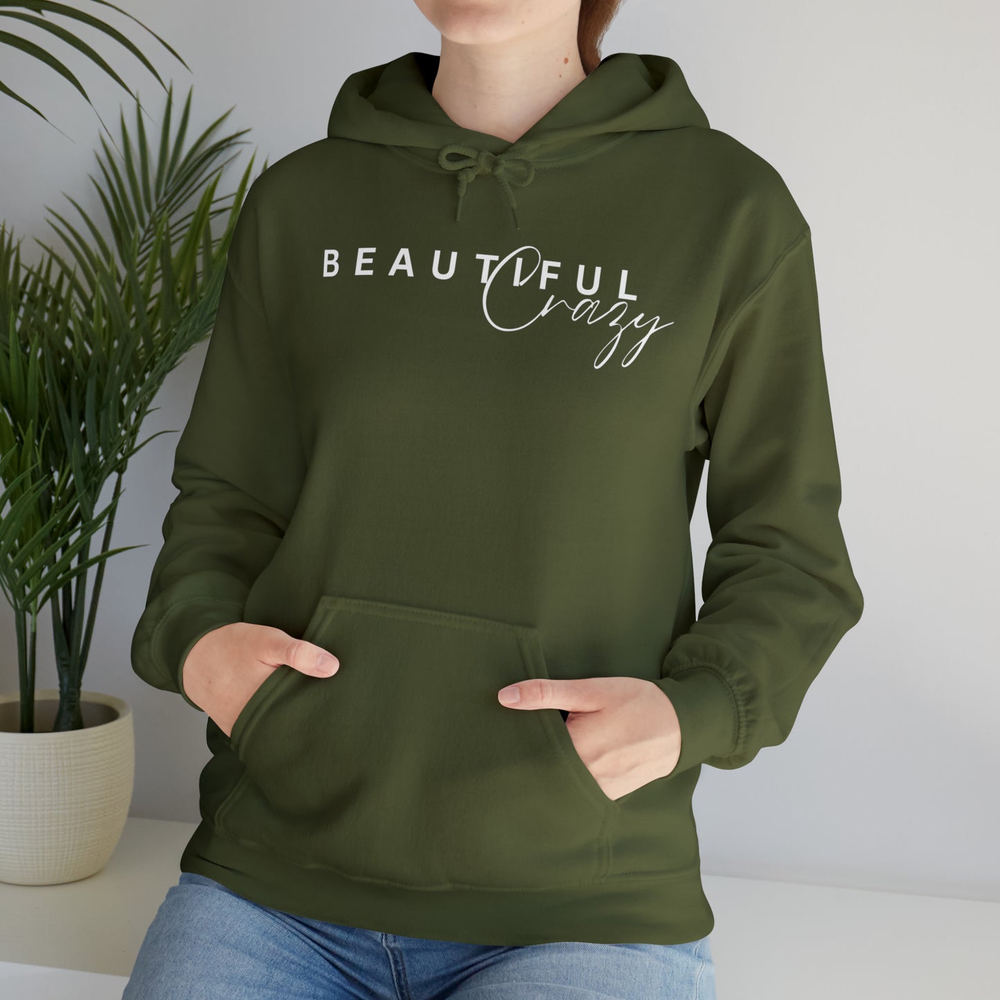 Beautiful Crazy - Unisex Heavy Blend™ Hooded Sweatshirt