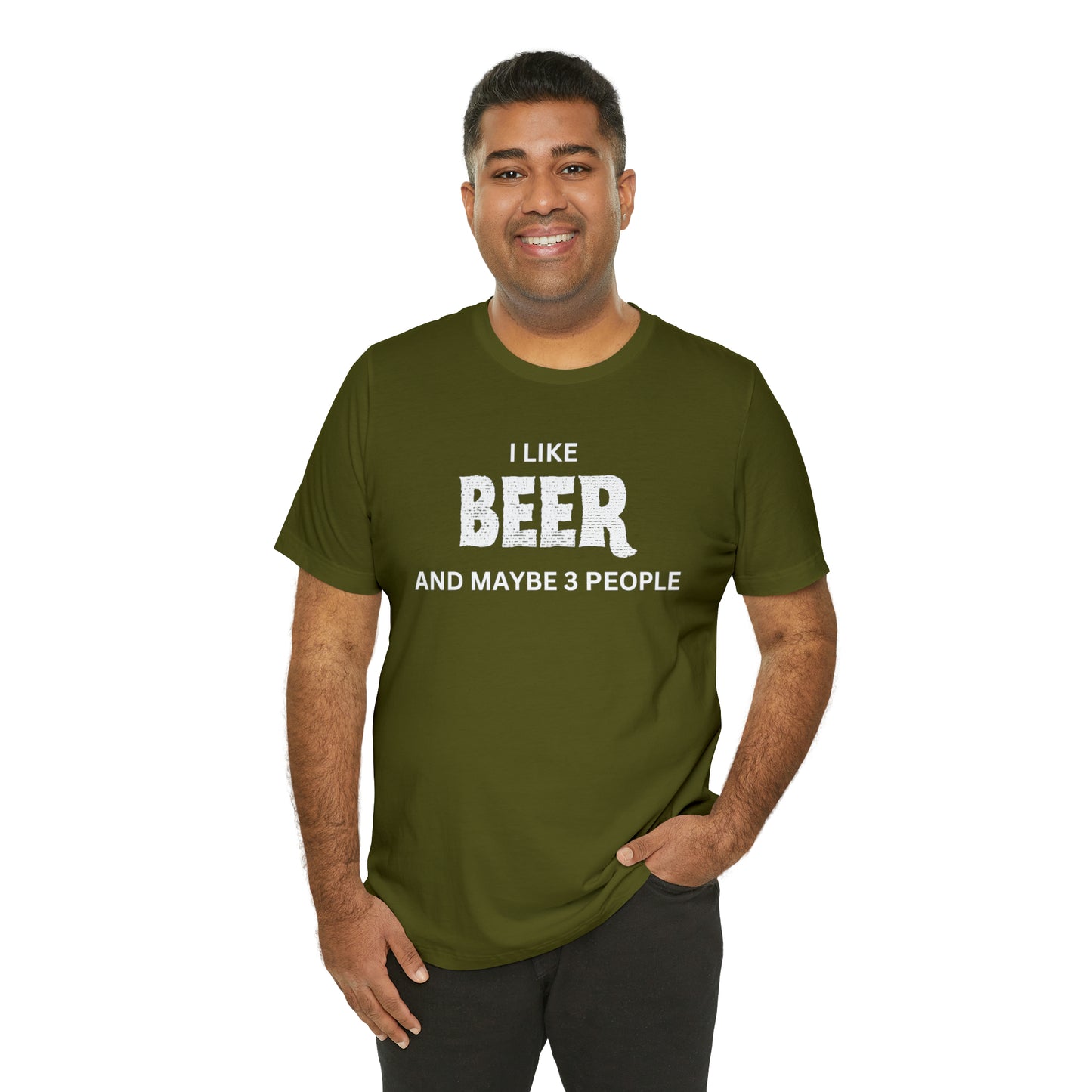 I Like Beer - Unisex Jersey Short Sleeve Tee