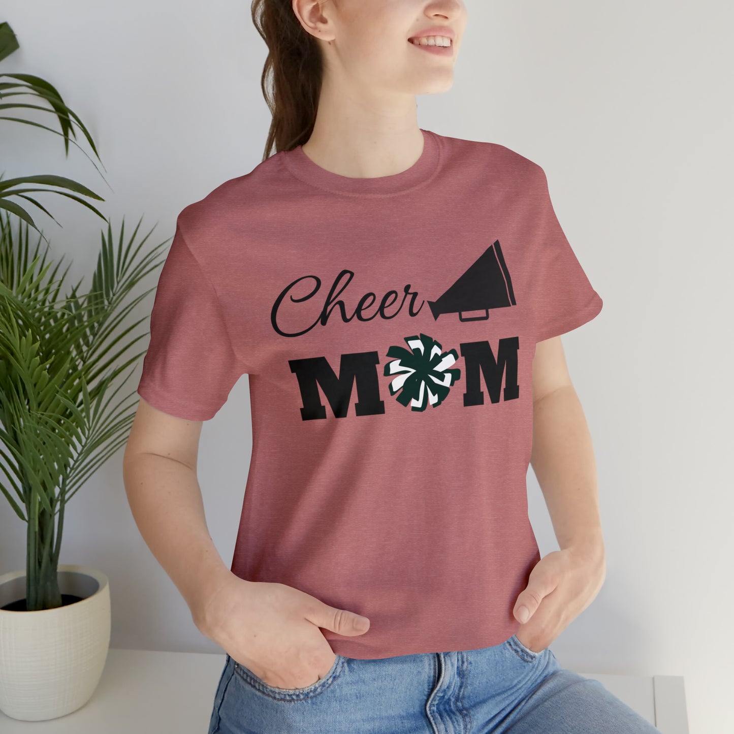 Cheer Mom - Unisex Jersey Short Sleeve Tee