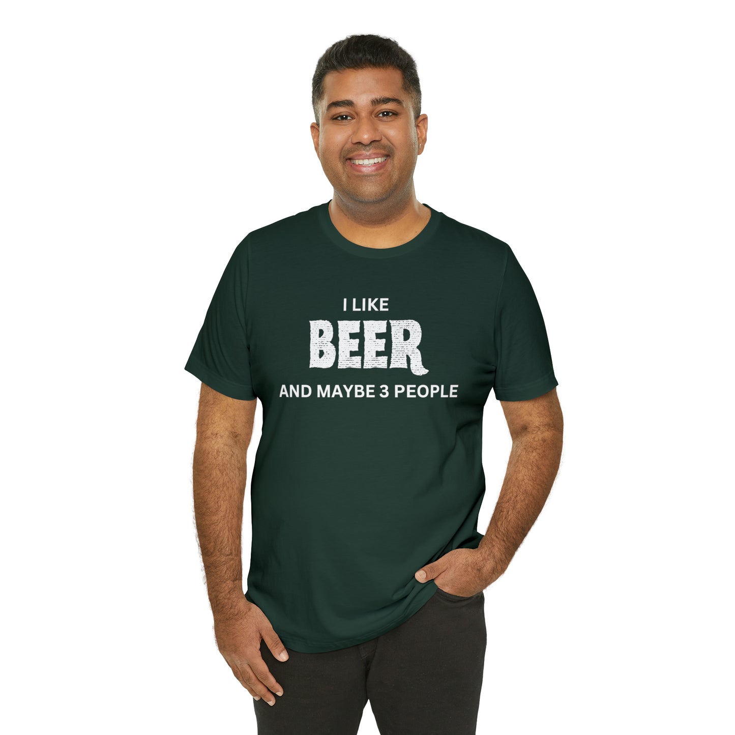 I Like Beer - Unisex Jersey Short Sleeve Tee