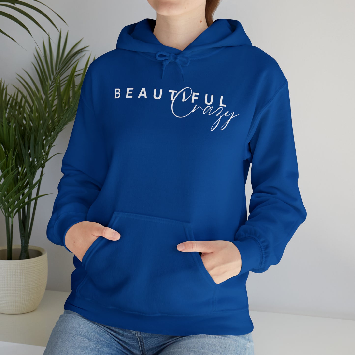 Beautiful Crazy - Unisex Heavy Blend™ Hooded Sweatshirt