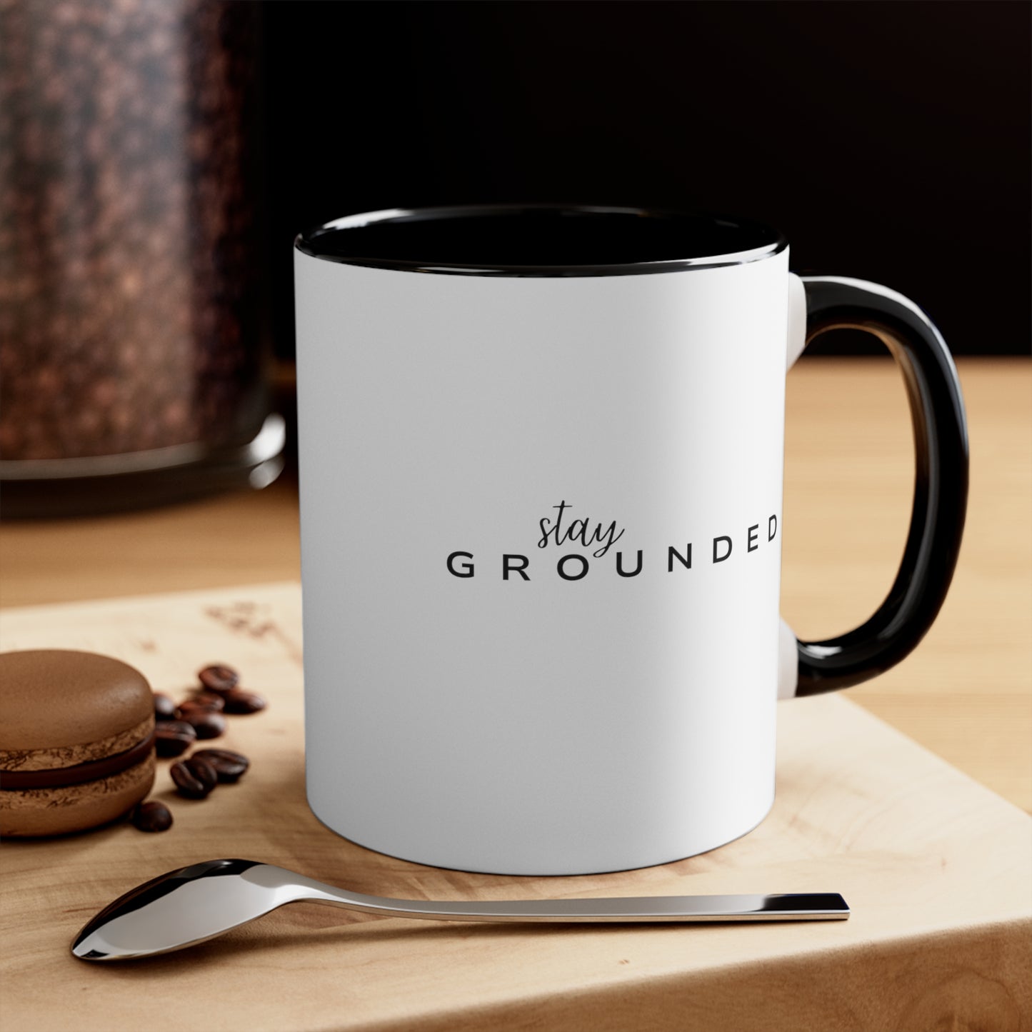 Stay Grounded | Accent Coffee Mug, 11oz