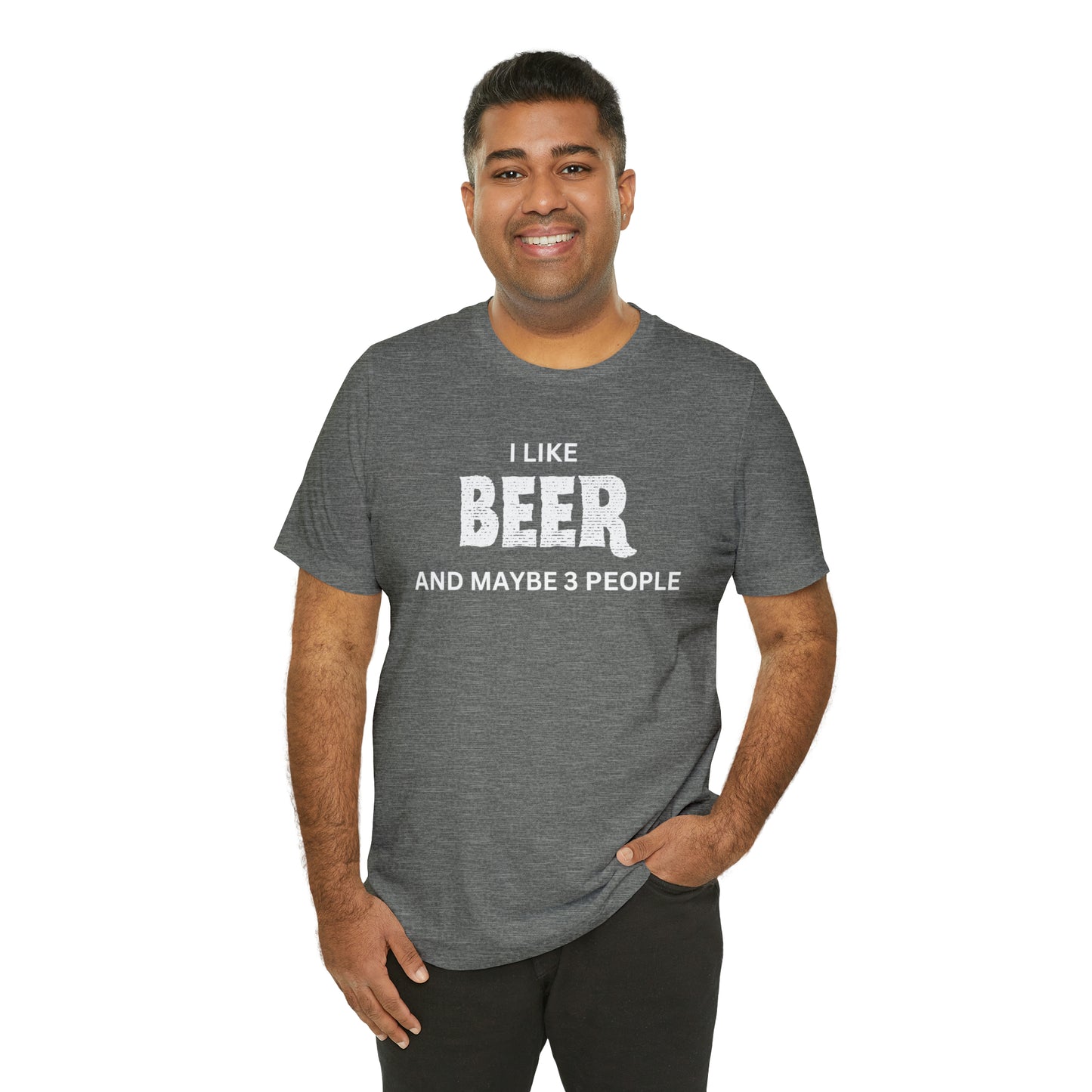 I Like Beer - Unisex Jersey Short Sleeve Tee