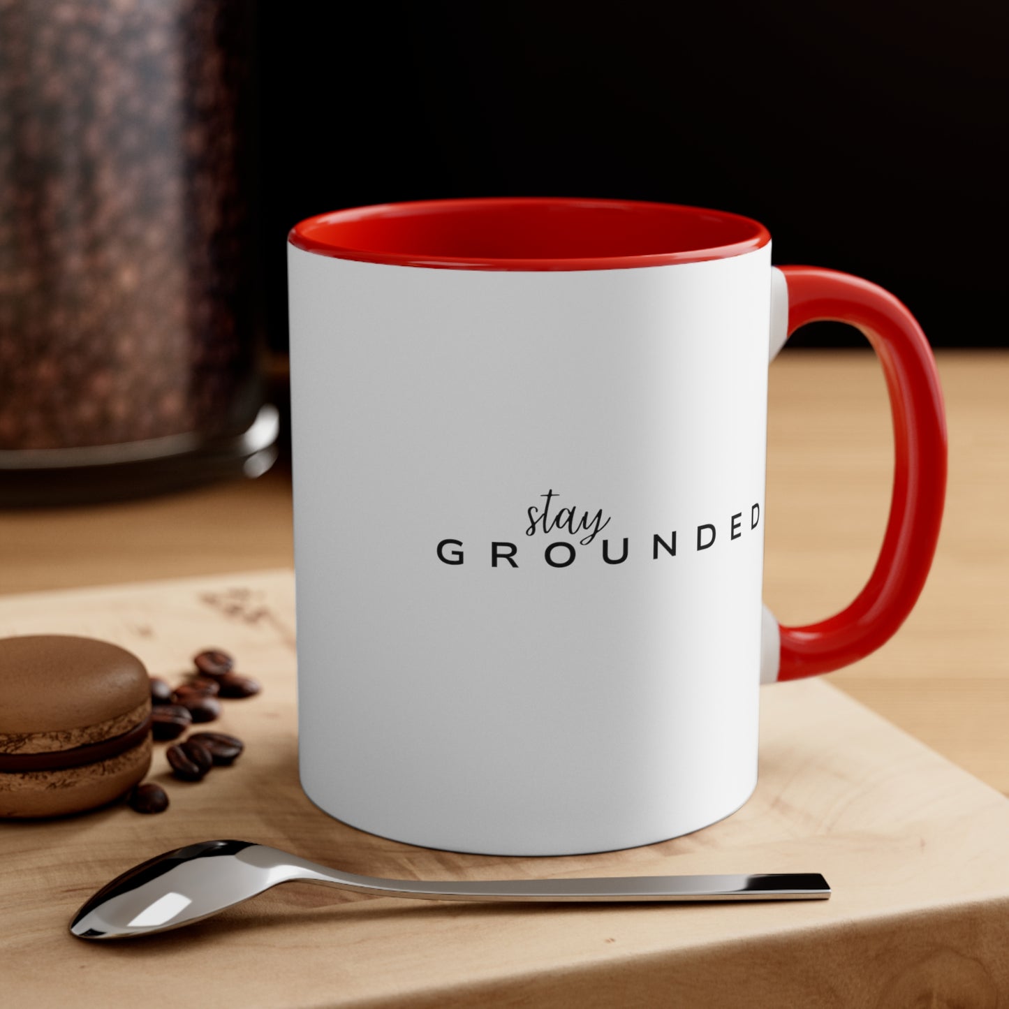 Stay Grounded | Accent Coffee Mug, 11oz