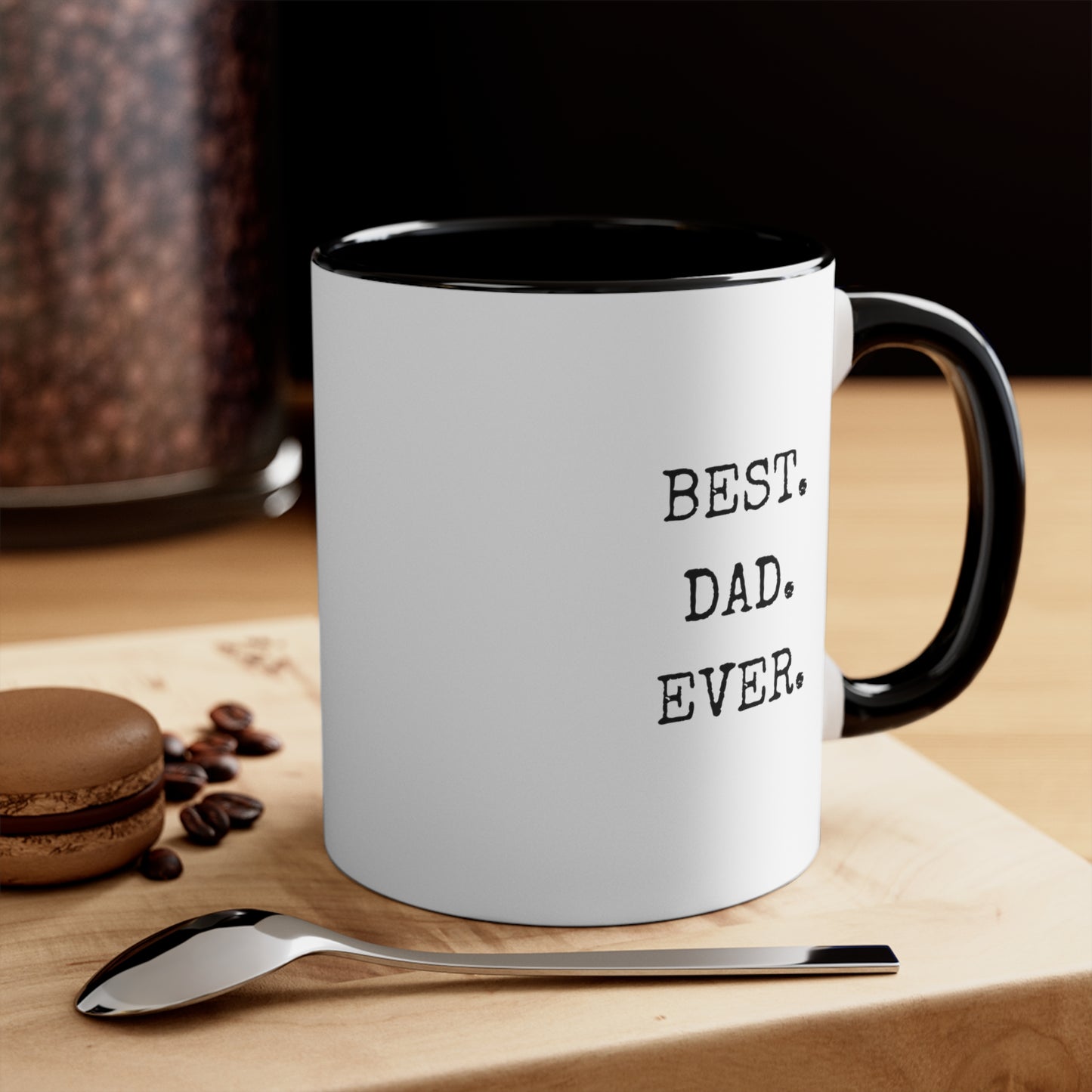 BEST DAD EVER | Accent Coffee Mug, 11oz