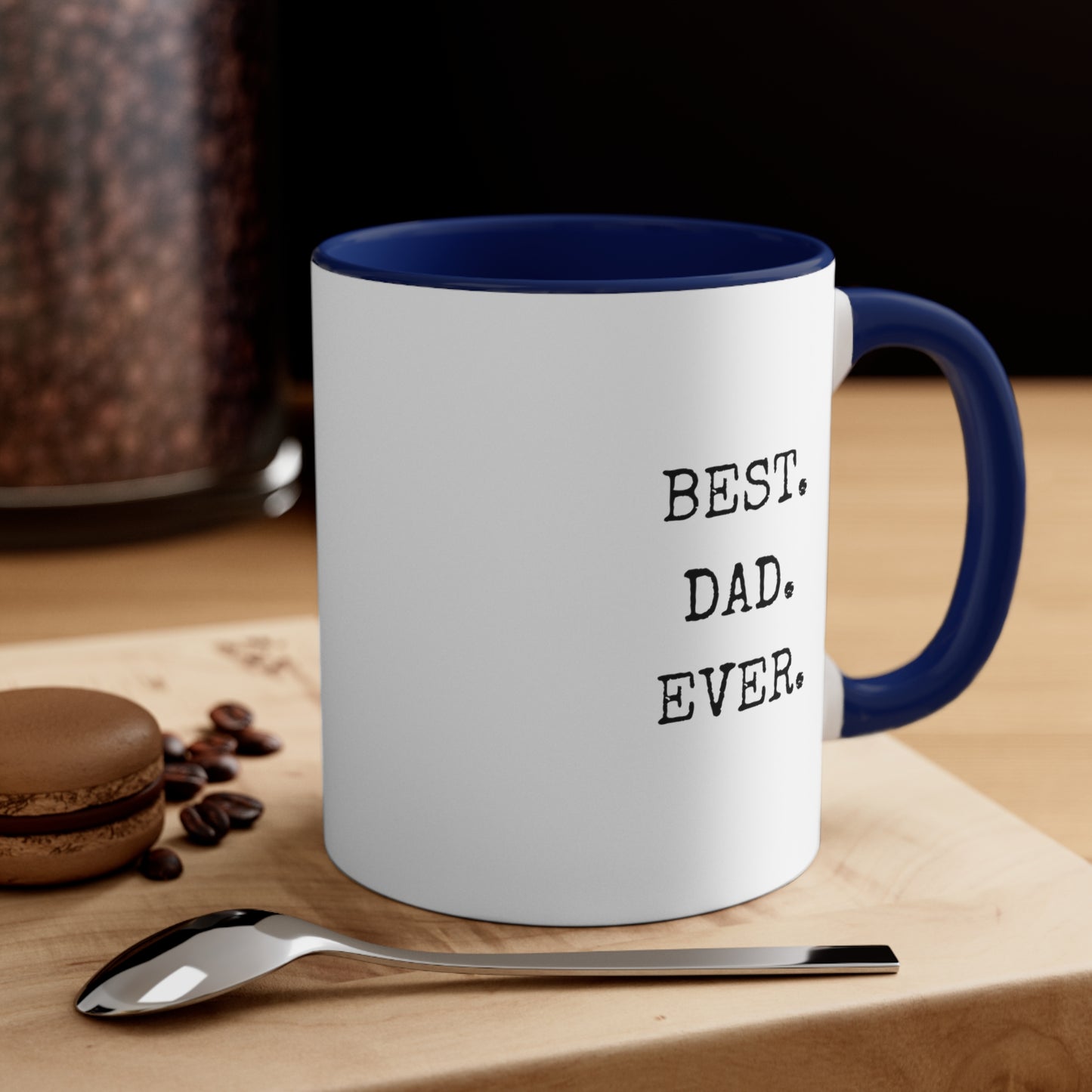 BEST DAD EVER | Accent Coffee Mug, 11oz