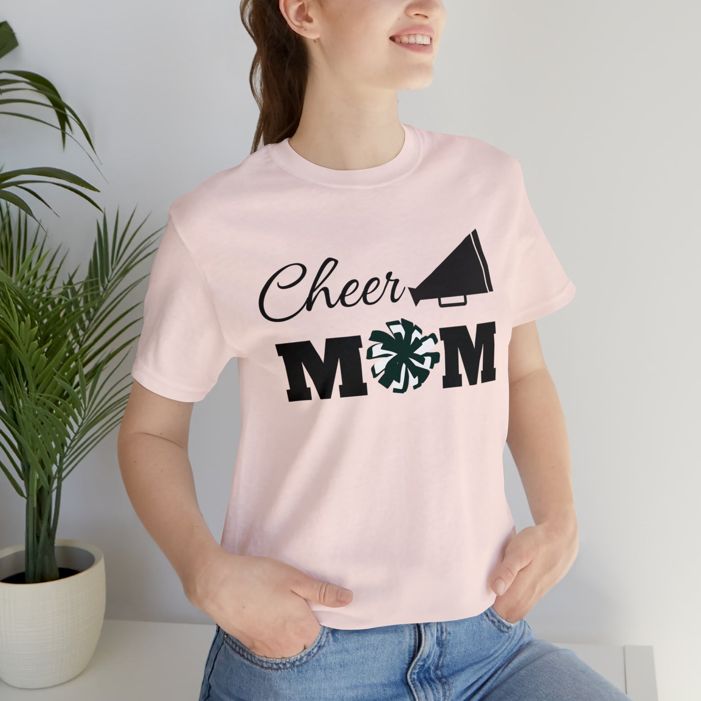 Cheer Mom - Unisex Jersey Short Sleeve Tee