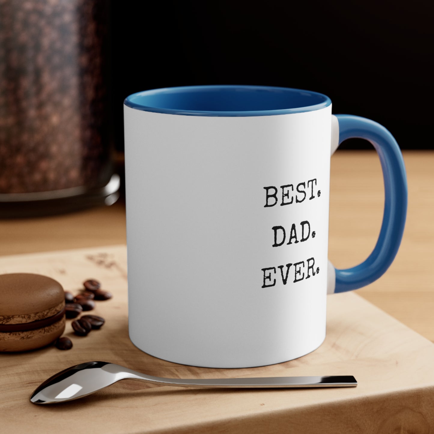 BEST DAD EVER | Accent Coffee Mug, 11oz