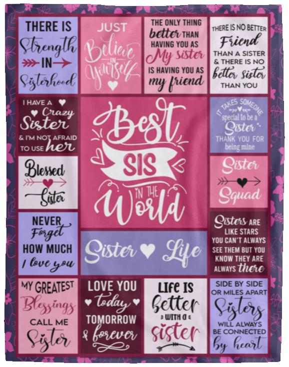 Sister Blanket | 50x60 or 60x80