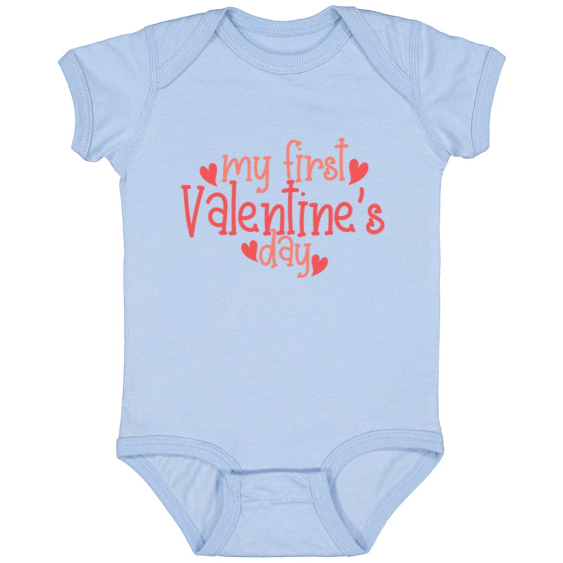 My First Valentine's Day | Infant Fine Jersey Bodysuit