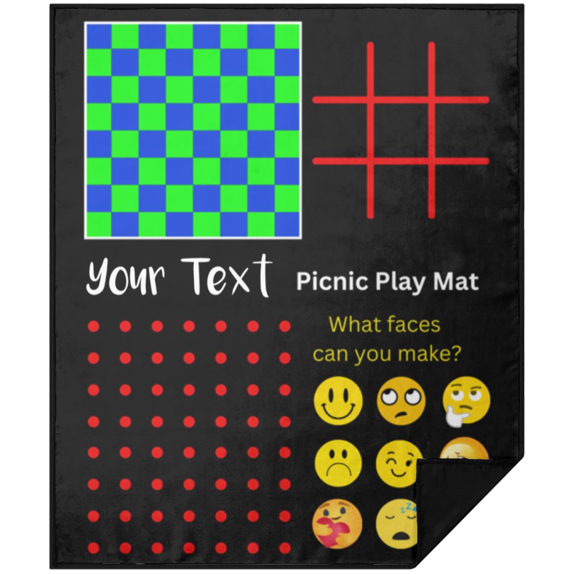 Personalized Picnic Play Mat/Blanket 50x60