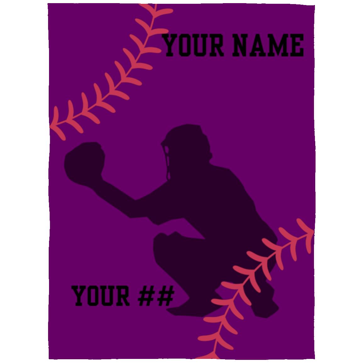 Baseball Catcher | Arctic Fleece Blanket 60x80