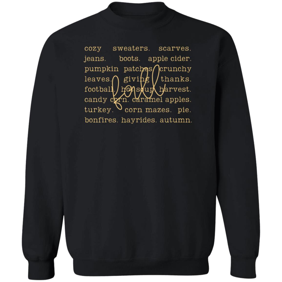 Fall Favorite Things | Crewneck Pullover Sweatshirt