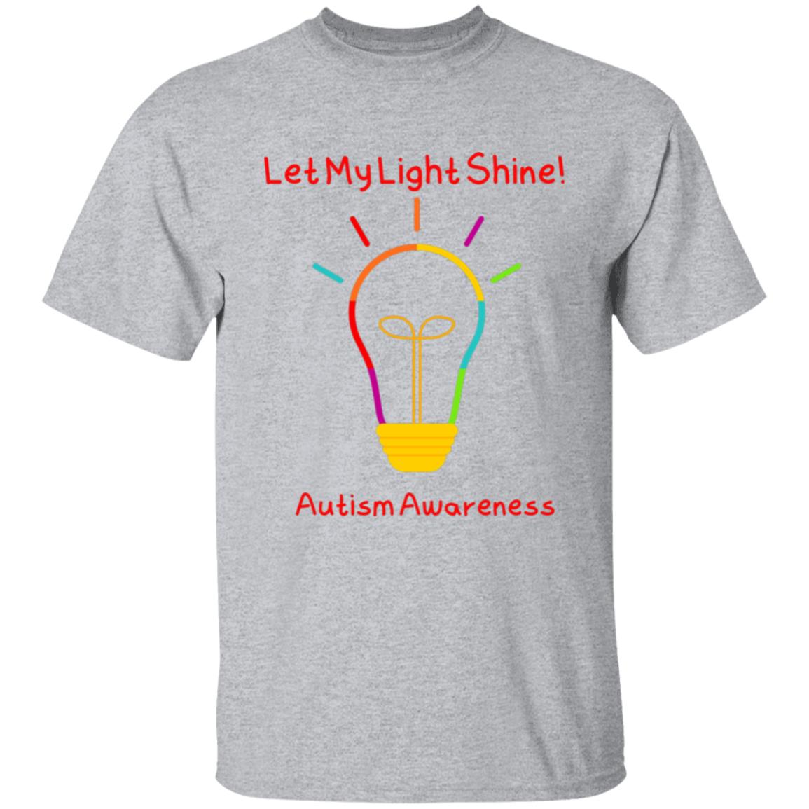 Let My Light Shine! | Youth 5.3 oz 100% Cotton T-Shirt