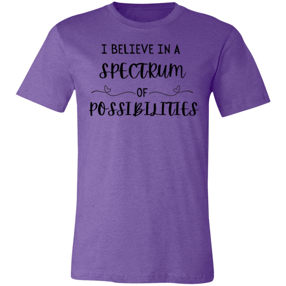 SPECTRUM OF POSSIBILITES | Unisex Jersey Short-Sleeve T-Shirt