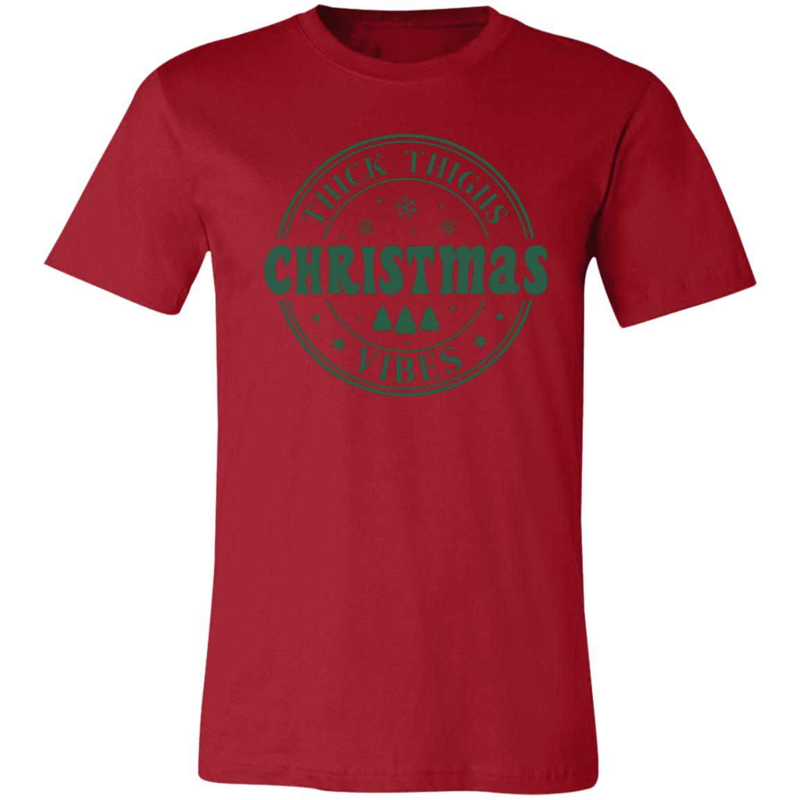 Thick Thighs and Christmas Vibes | T-shirt or Crewneck