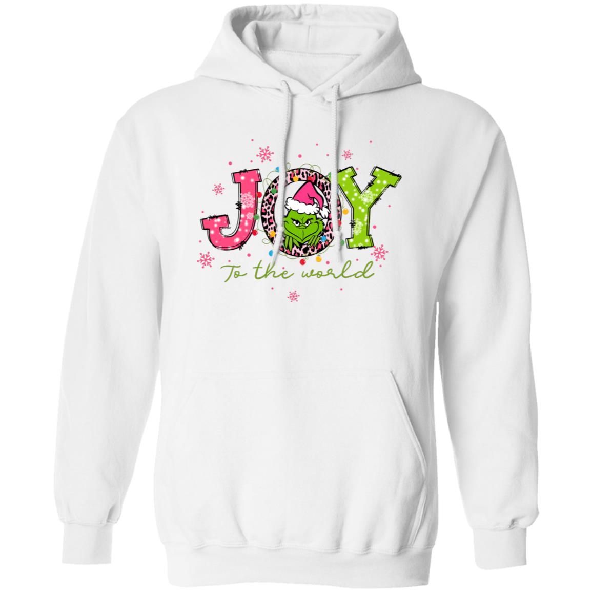 Pink Grinch Joy to the World | Hoodie or Crewneck