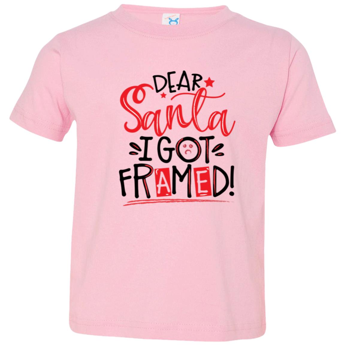 Dear Santa I Got Framed Christmas T-Shirt (Toddler & Youth)