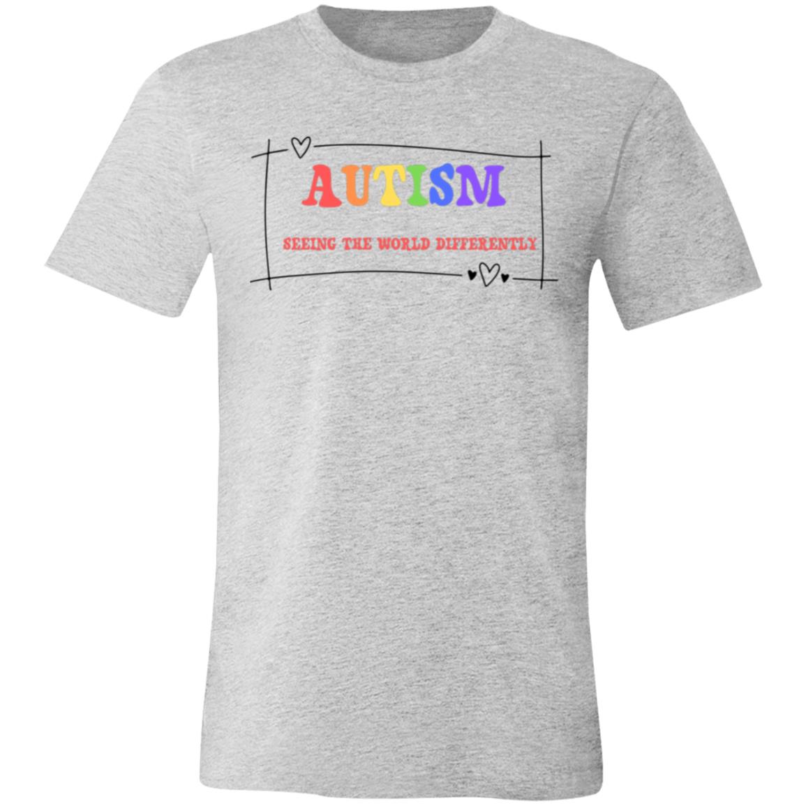 Autism Seeing the World Differently | Unisex Jersey Short-Sleeve T-Shirt