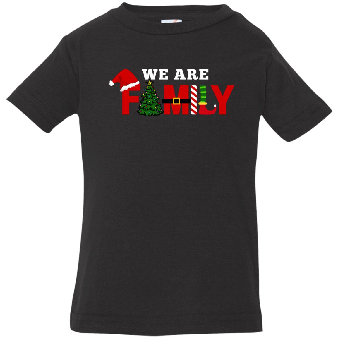 We Are Family Matching Christmas T-Shirts - Infant to Adult Sizes Available