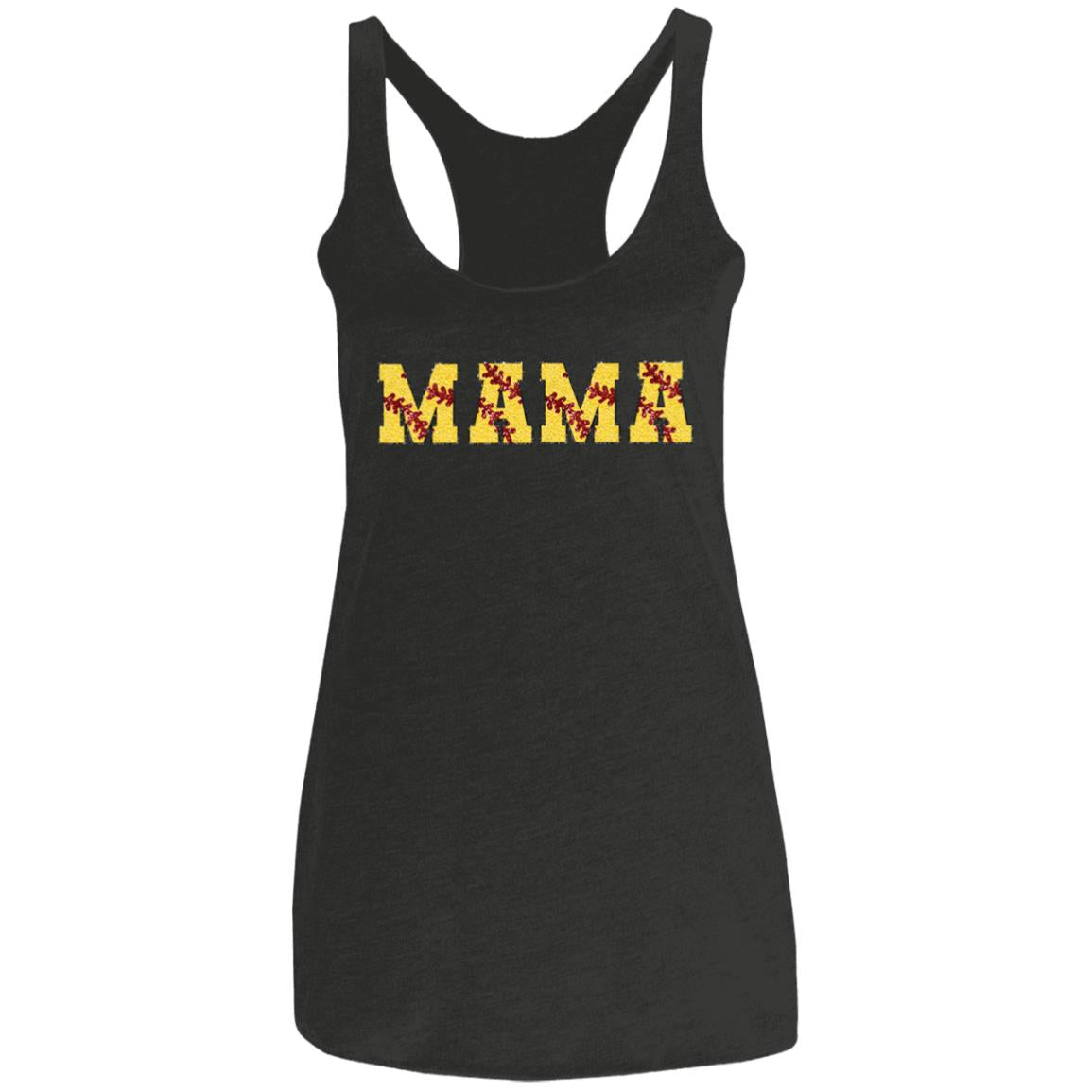 Mama | Ladies' Triblend Racerback Tank