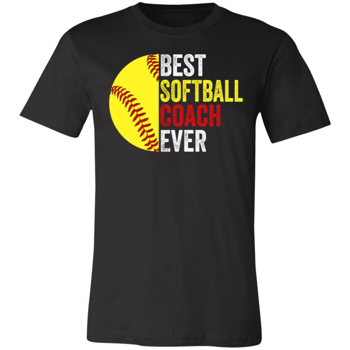 Best Softball Coach Ever | Unisex Jersey Short-Sleeve T-Shirt