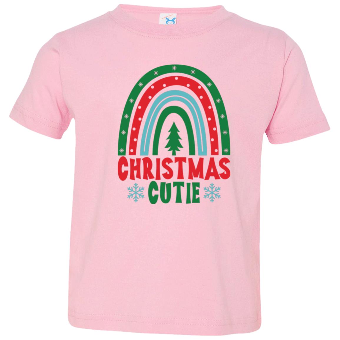 Christmas Cutie | Toddler Jersey T-Shirt