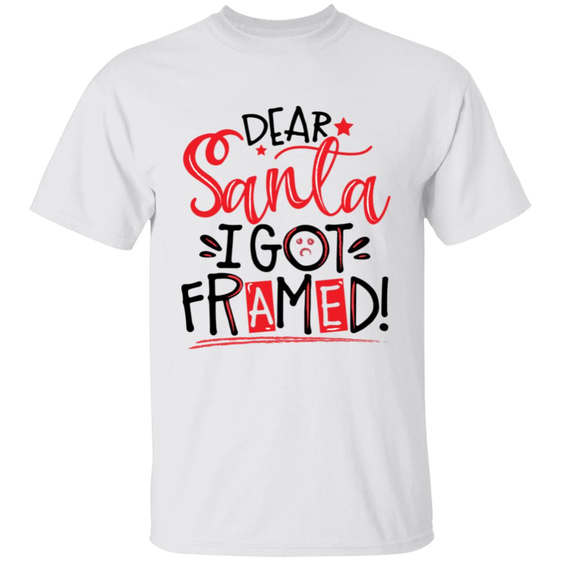 Dear Santa I Got Framed Christmas T-Shirt (Toddler & Youth)