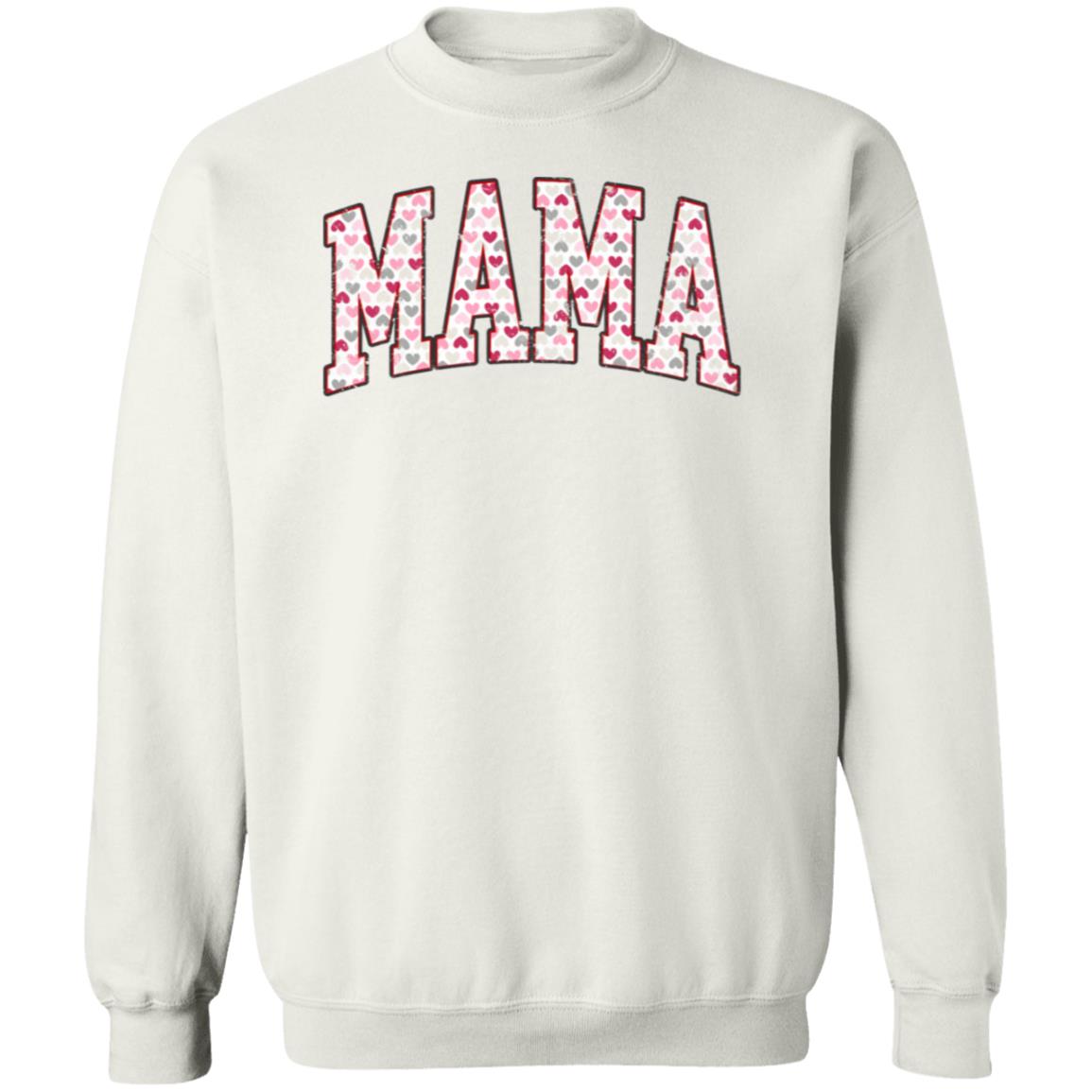 Valentine's Day Mama | Crewneck Pullover Sweatshirt