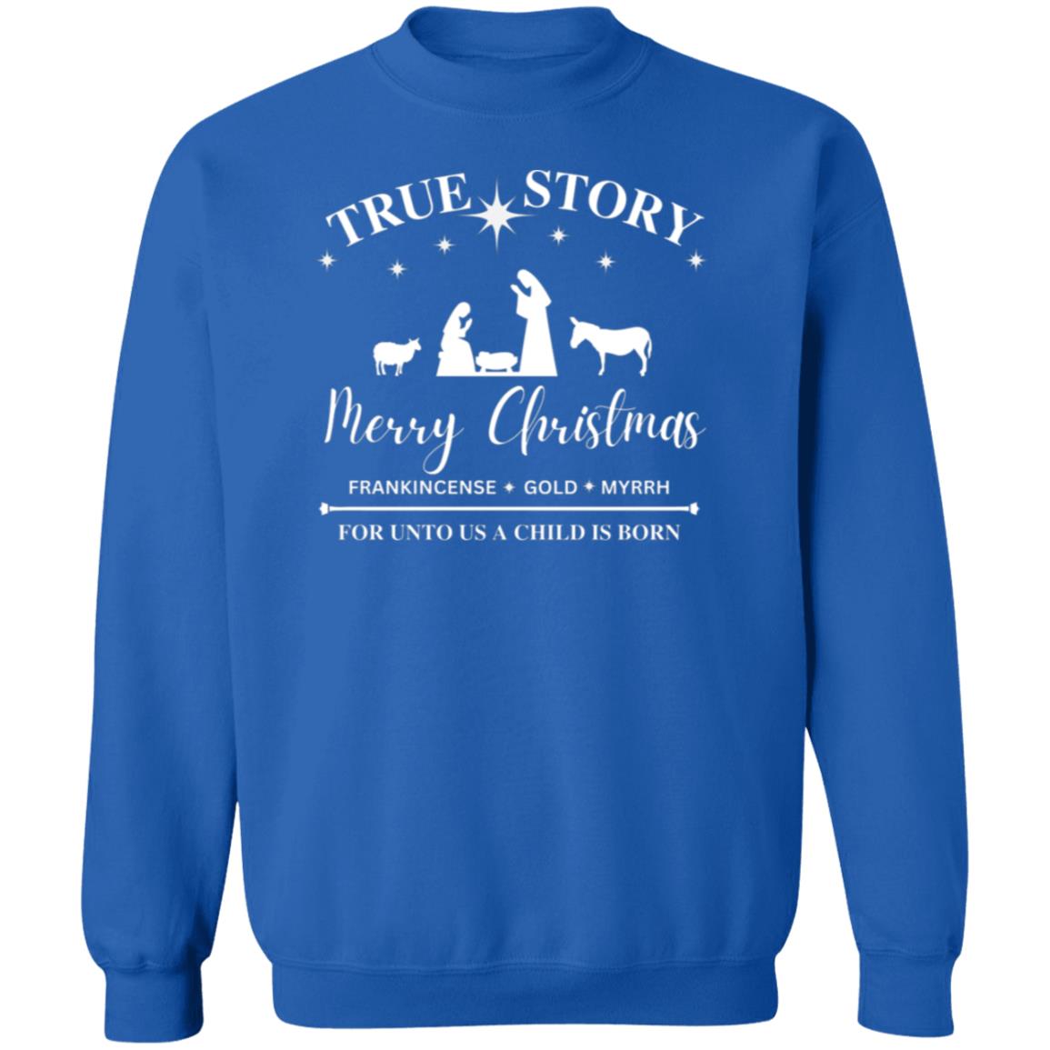 True Story - Christmas Nativity | Unisex Heavy Blend™ Crewneck Sweatshirt