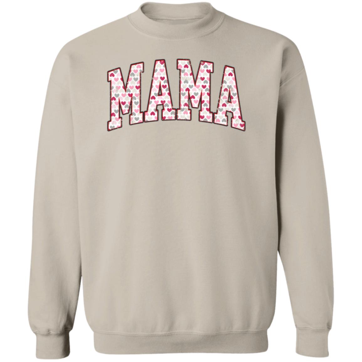 Valentine's Day Mama | Crewneck Pullover Sweatshirt