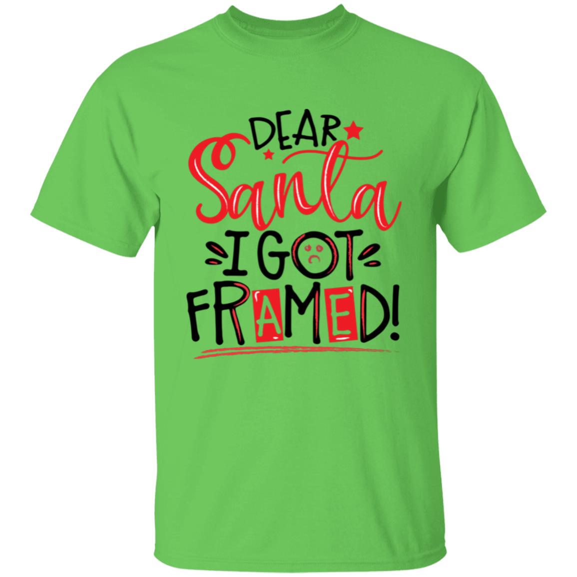 Dear Santa I Got Framed Christmas T-Shirt (Toddler & Youth)