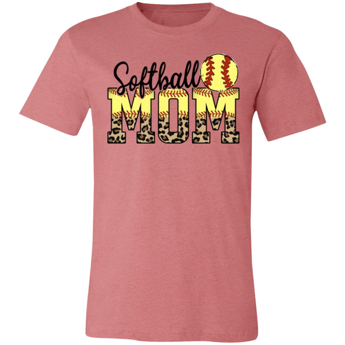 Softball Mom | Unisex Jersey Short-Sleeve T-Shirt