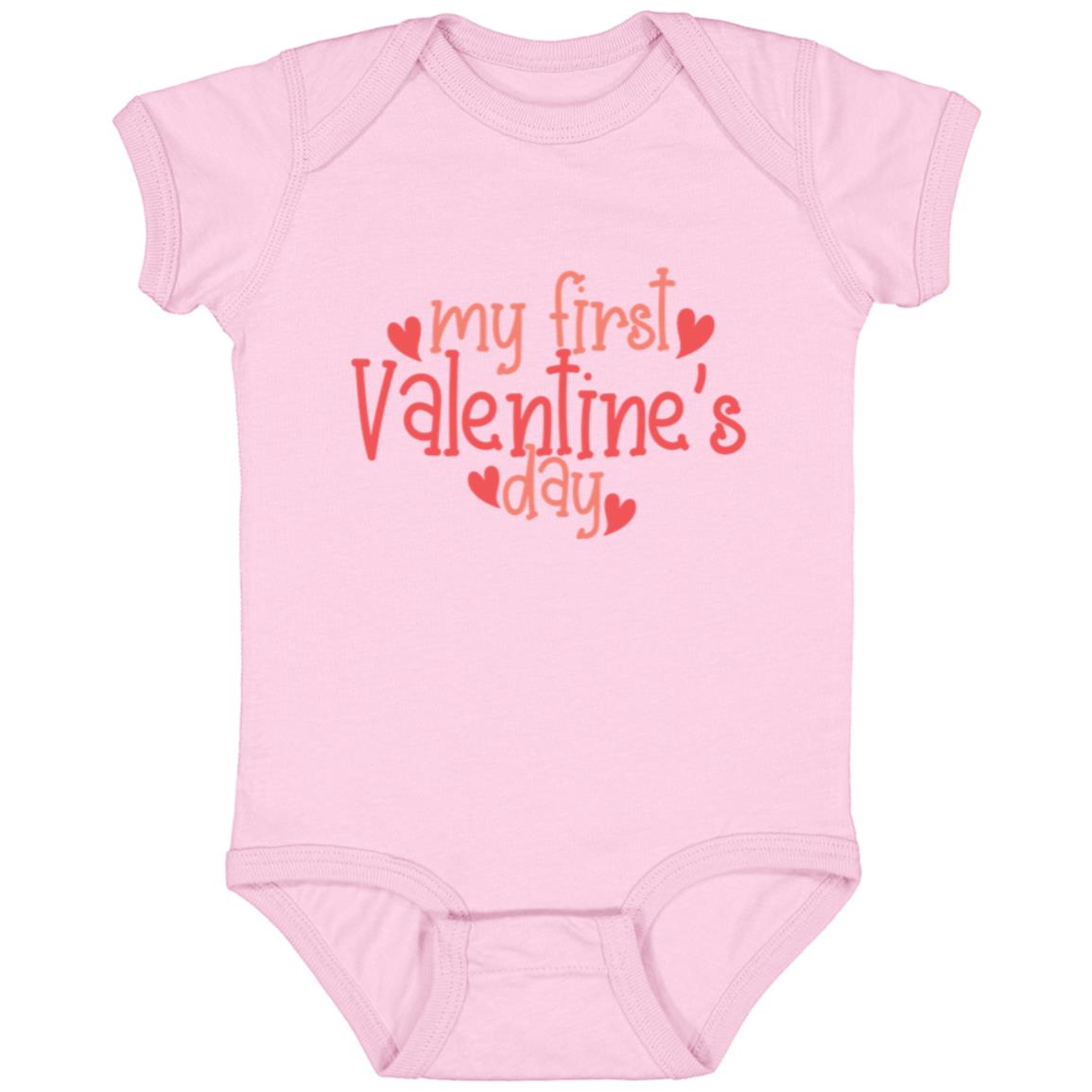 My First Valentine's Day | Infant Fine Jersey Bodysuit