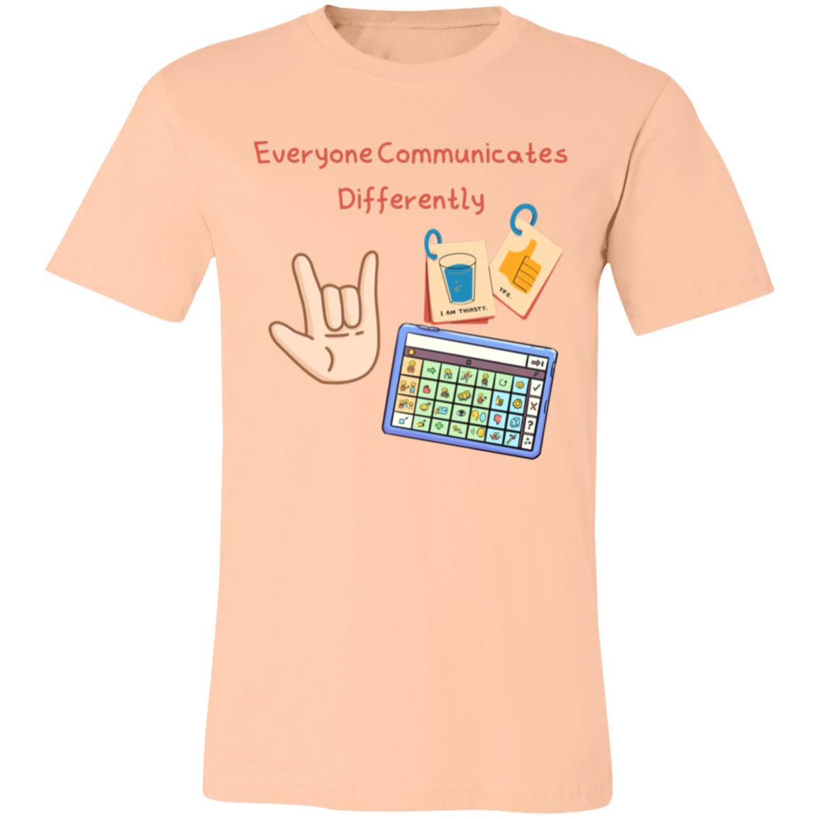 Everyone Communicates Differently | Unisex Jersey Short-Sleeve T-Shirt