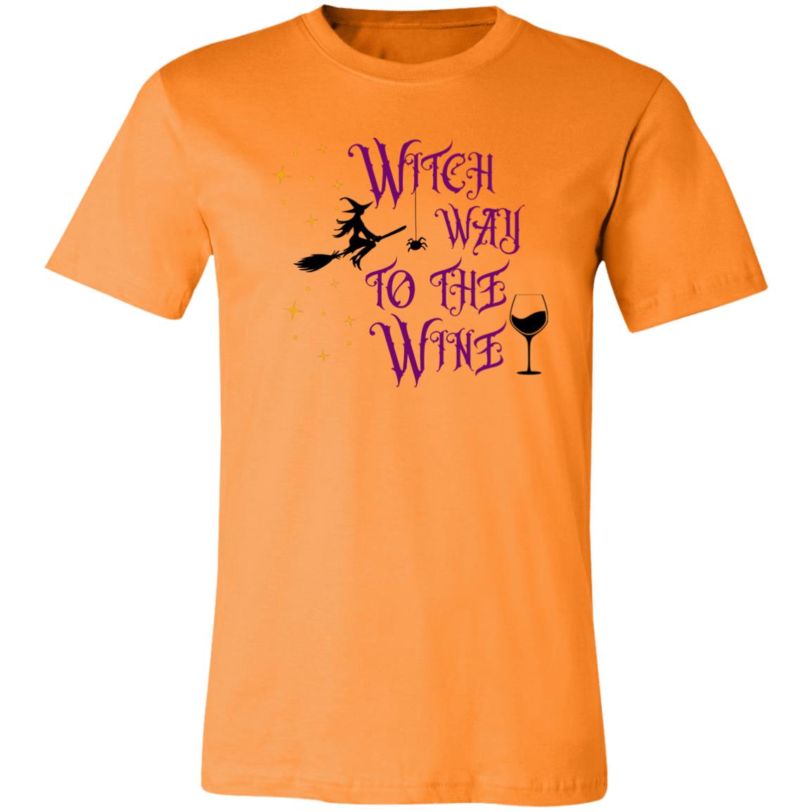 Witch Way to the Wine | Unisex Jersey Short-Sleeve T-Shirt