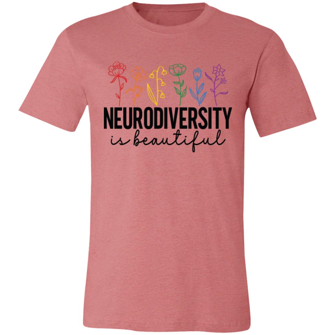 Neurodiversity is Beautiful | Unisex Jersey Short-Sleeve T-Shirt