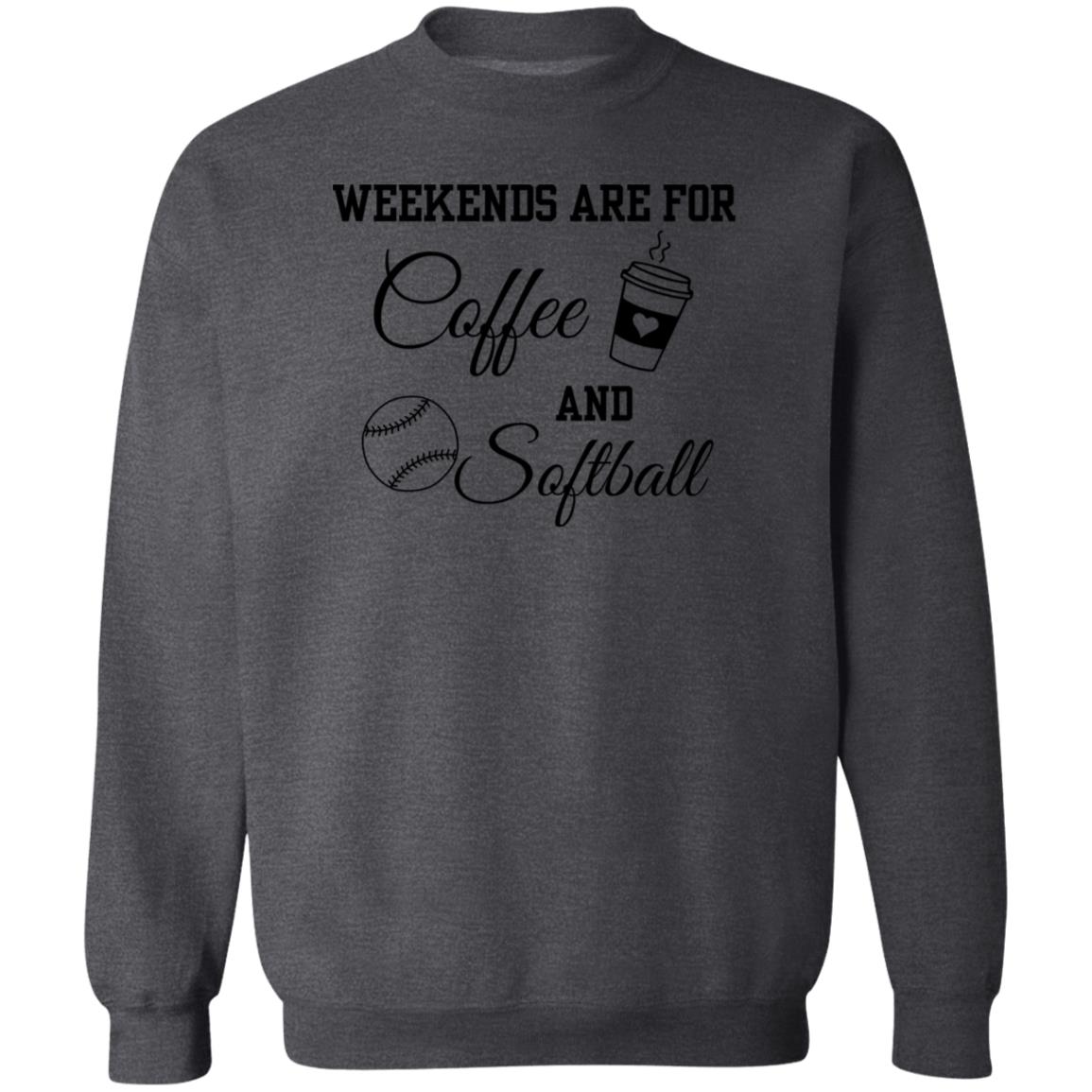 Coffee and Softball | Crewneck |Sweatshirt