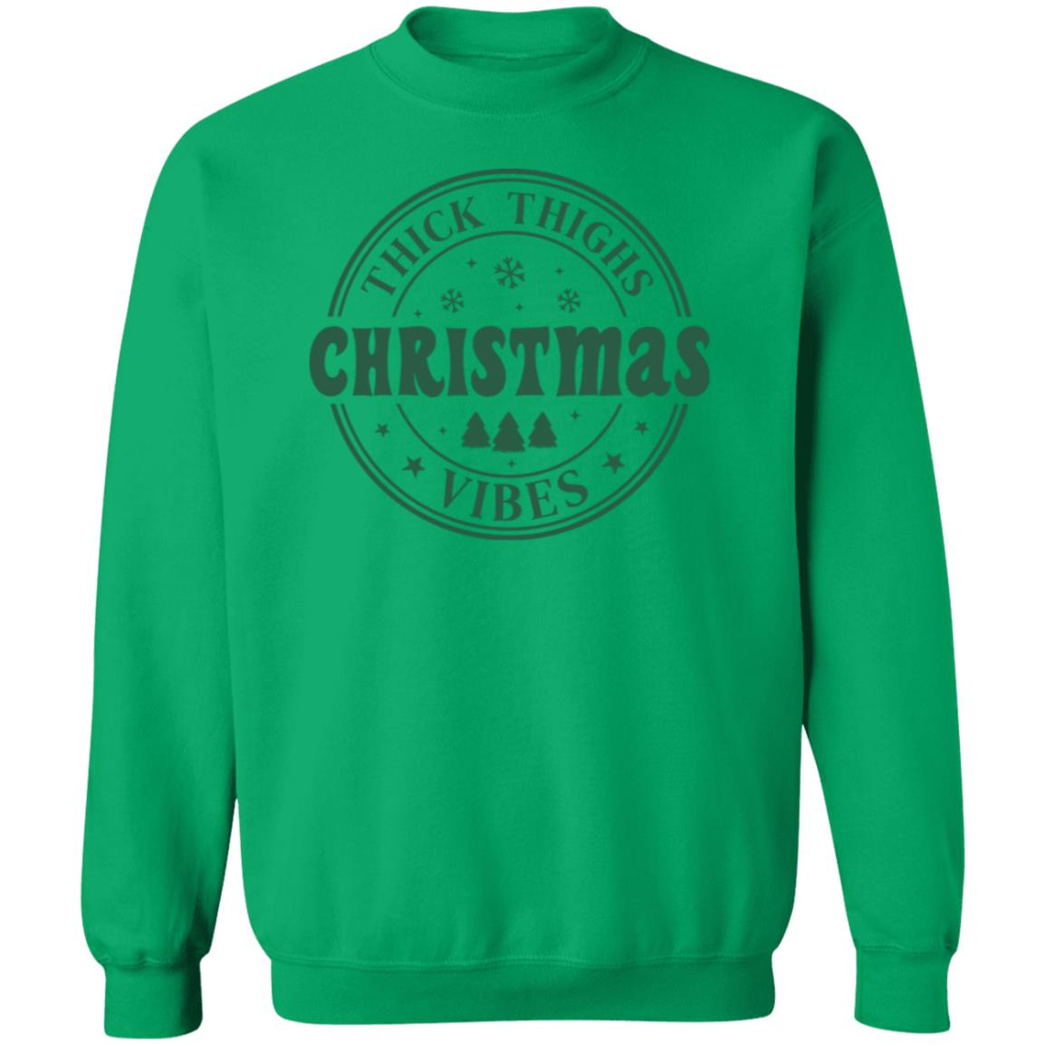 Thick Thighs and Christmas Vibes | T-shirt or Crewneck