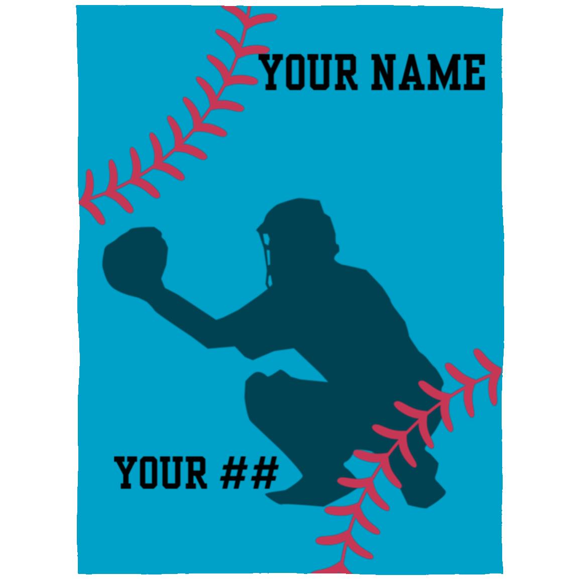 Baseball Catcher | Arctic Fleece Blanket 60x80