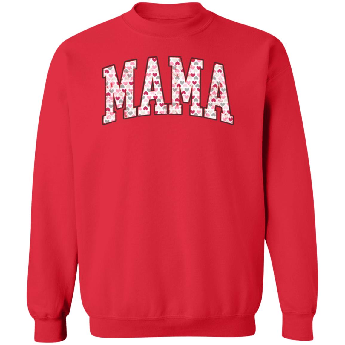 Valentine's Day Mama | Crewneck Pullover Sweatshirt