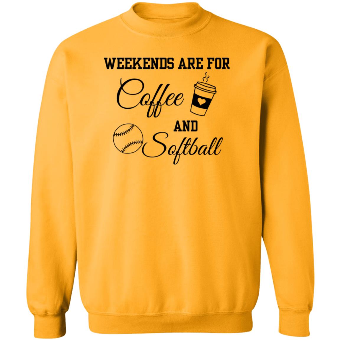 Coffee and Softball | Crewneck |Sweatshirt