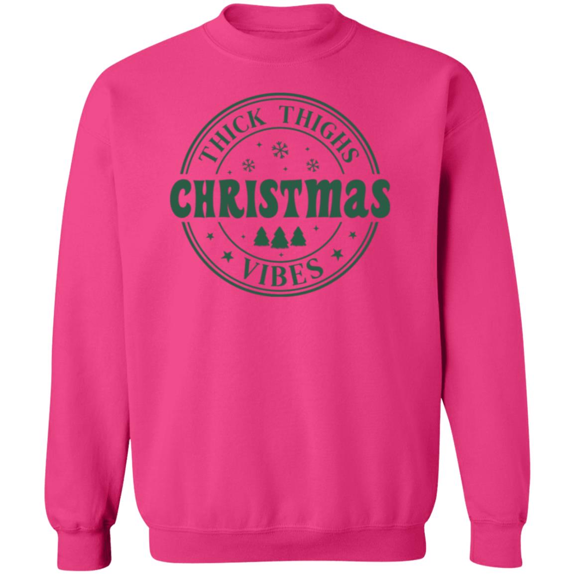 Thick Thighs and Christmas Vibes | T-shirt or Crewneck