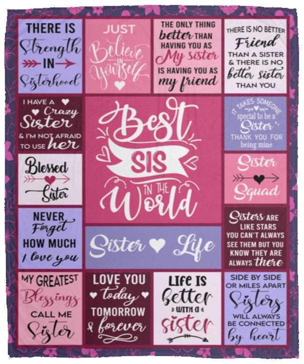 Sister Blanket | 50x60 or 60x80